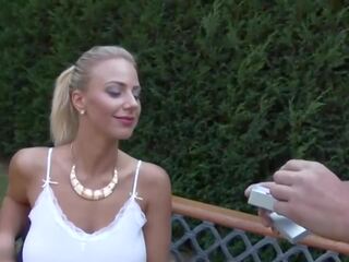 Busty Blonde Loves it Wet in the Garden, dirty video cc | xHamster