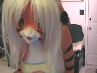 Kigurumi tiger: безкоштовно кумедна брудна відео шоу ea