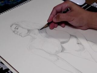 Langkah momâs bogel badan drawing - pencil seni: percuma dewasa video 08 | xhamster