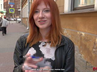 Red-haired nymph nailed by devious agent in agyz açdyrýan. | xhamster