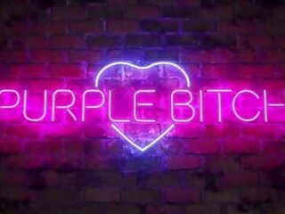Cosplay jauns sieviete ir pirmais sekss filma ar a fan līdz purple prostitūte