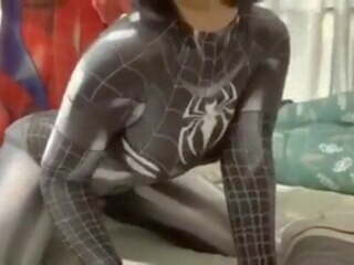 Spider zentai caralho: grátis xxx clipe filme 6c