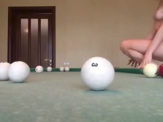 Billiards: 60 fps & ms droçit etmek kirli film video