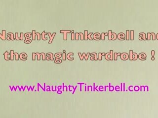 Зіпсована tinkerbell відстій і трахає її magic wardrobe | xhamster