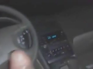 Wg Sucks Black putz in the Car, Free In Car adult video movie 44