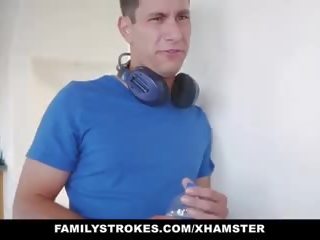 Familystrokes - excellent Stepmom Seduces and Fucks Young.