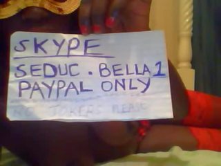 Kenyan films boobs on webcam with skype acc