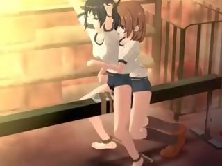 Anime seksi klipsi orja saa seksuaalisesti kidutettu sisään 3d anime